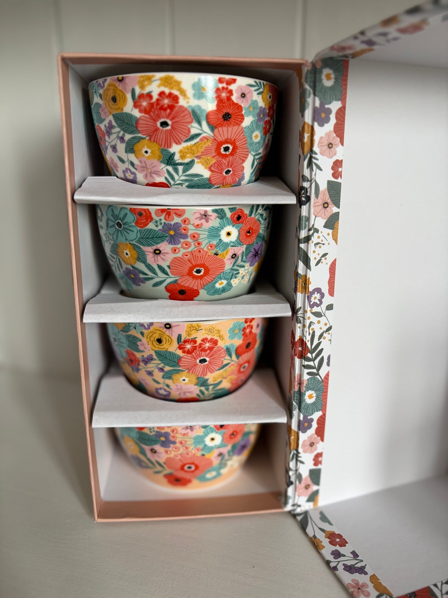 Coffret de 4 mini bols CAMELIA