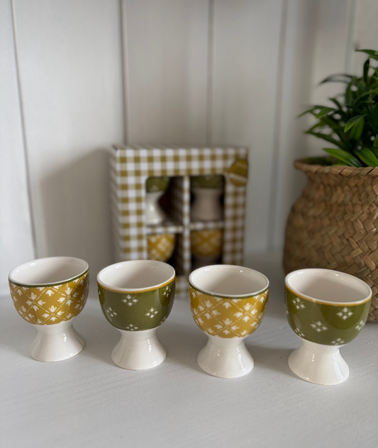 OLIVIA set of 4 egg cups