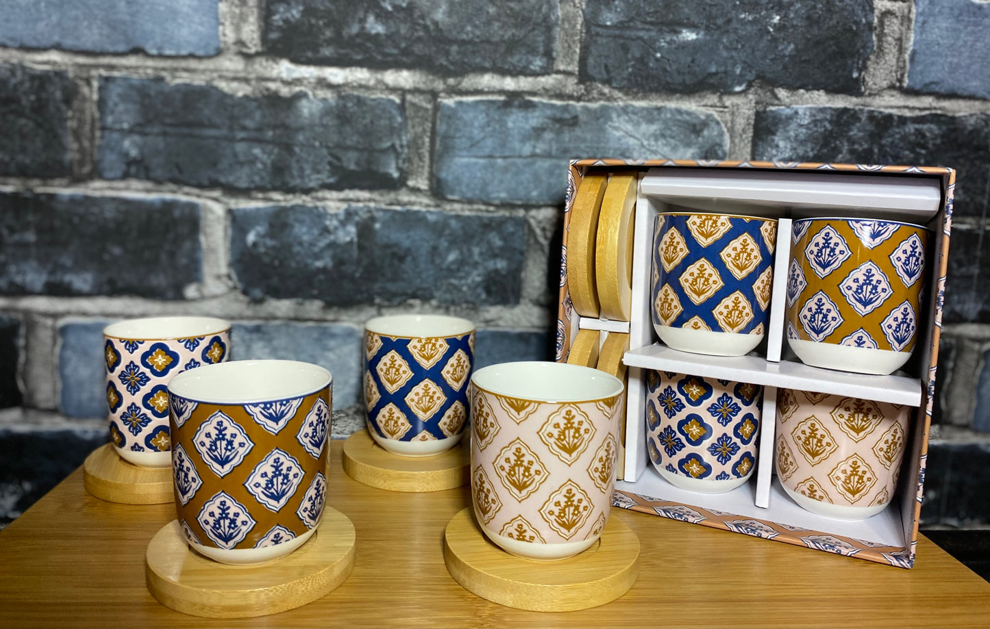 Coffret de 4 tasses expresso LAURE