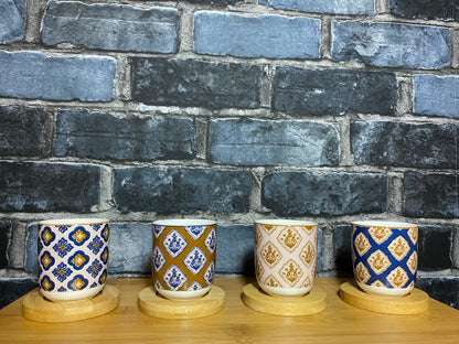 Coffret de 4 tasses expresso LAURE