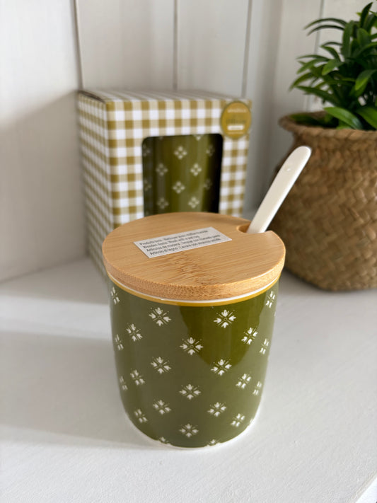 Salero + cuchara OLIVIA