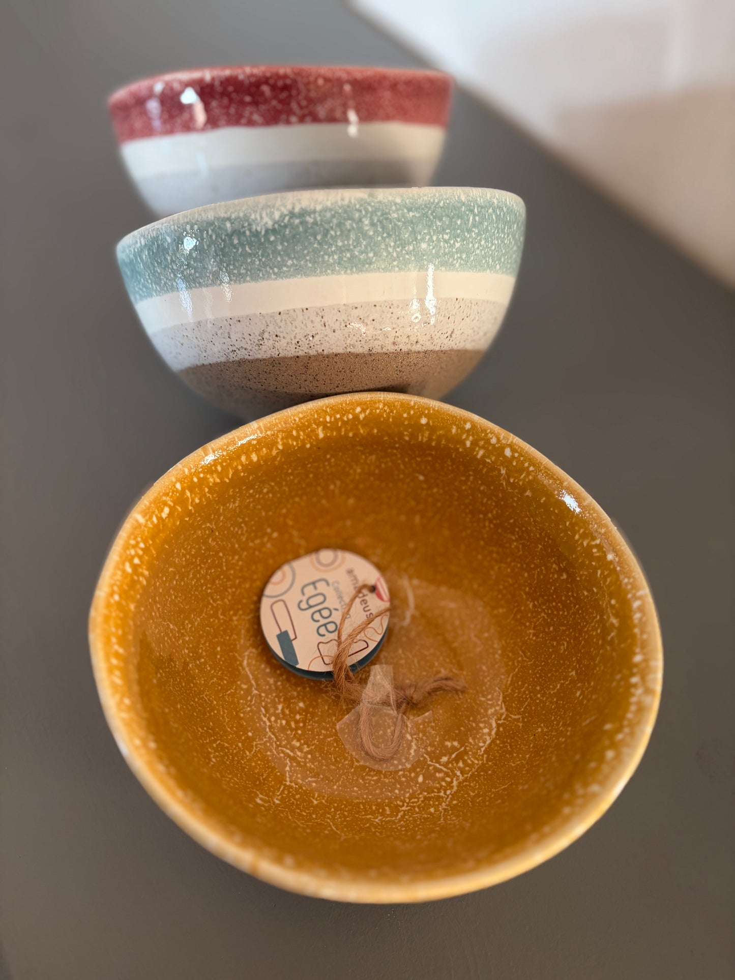 Ensemble de trois bols EGEE