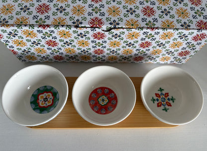 Coffret plateau + 3 bols DONNA