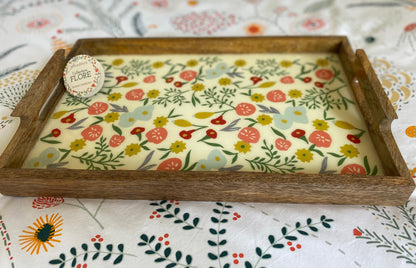 Plateau en bois FLORE